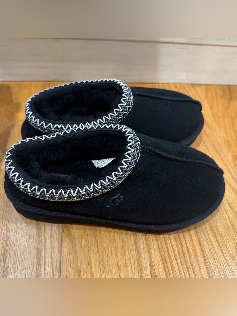 UGG Black Tasman Slippers